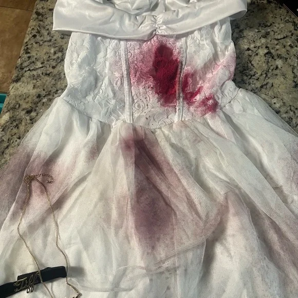 Spirit Chucky Tiffany Kids Costume - Black and White - Picture 7 of 9